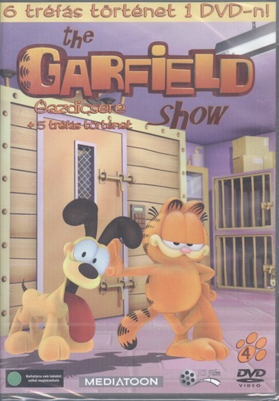 The Garfield Show 4. DVD /Gazdicsere + 5 tréfás történet
