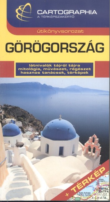 Görögország útikönyv+térkép /Cartographia útikönyvsorozat
