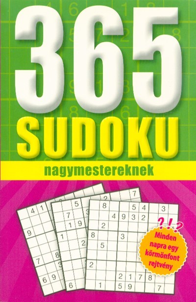 365 Sudoku nagymestereknek (zöld hátlap)