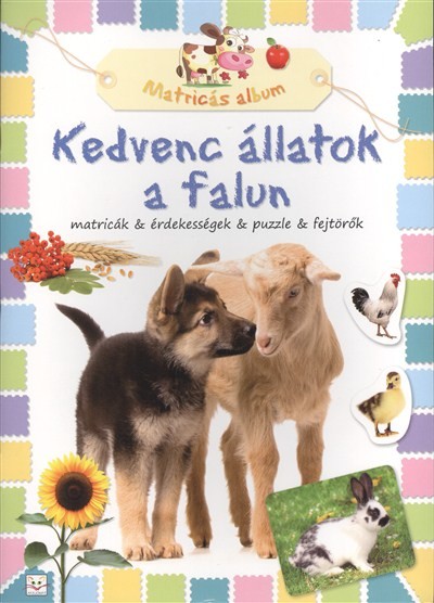 Kedvenc állatok a falun /Matricás album