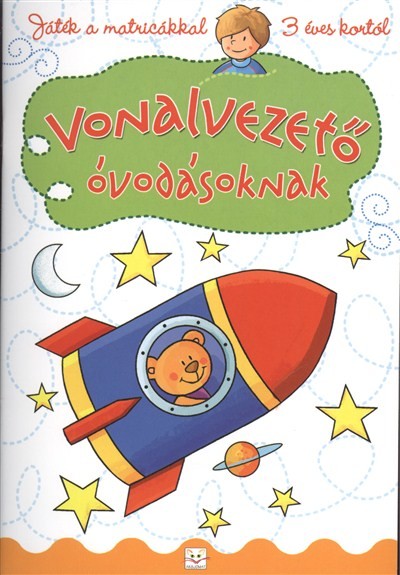 Vonalvezető óvodásoknak /Játék a matricákkal, 3 éves kortól