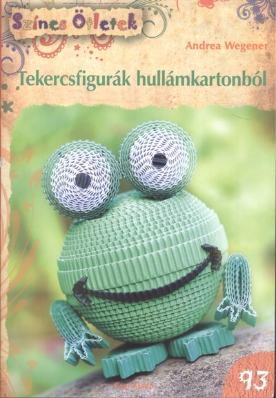 Tekercsfigurák hullámkartonból /színes ötletek 93.