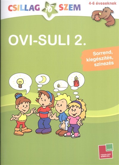 Ovi-suli 2. - Sorrend, kiegészítés, színezés /Csillagszem