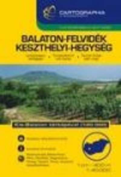 Balaton-felvidék, Keszthelyi-hegység turistakalauz (1:40 000) /Turistakalauz-sorozat