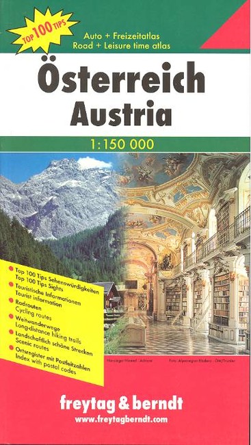 AUSZTRIA TOP100 ATLASZ /1:150000