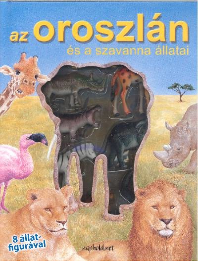 AZ OROSZLÁN ÉS A SZAVANNA ÁLLATAI /8 ÁLLATFIGURÁVAL