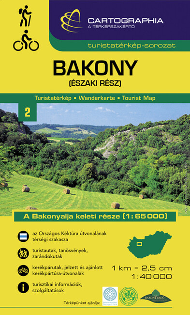 Bakony (északi rész) - Turistatérkép-sorozat 2. (2021)
