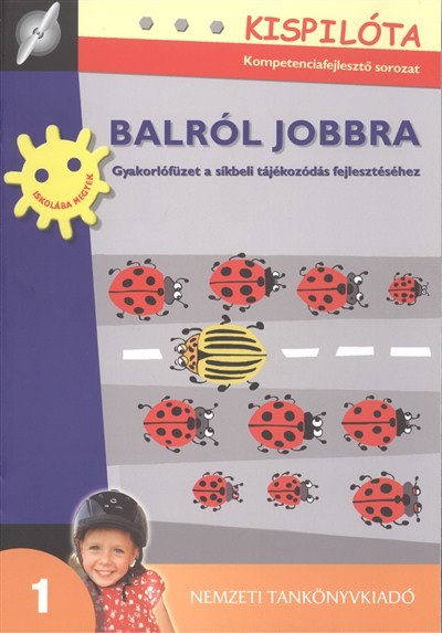 BALRÓL JOBBRA - GYAKORLÓFÜZET A SÍKBELI TÁJÉKOZÓDÁS FEJLESZTÉSÉHEZ /KISPILÓTA