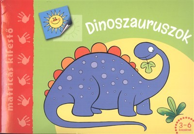 Dinoszauruszok /Matricás kifestő