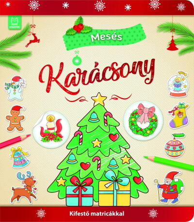 Mesés karácsony - Kifestő matricákkal §K