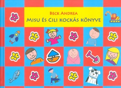 Misu és Cili kockás könyve piros-kék