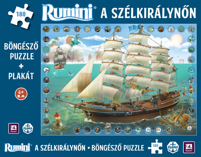 Rumini - A szélkirálynőn /Böngésző puzzle + plakát