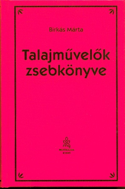 TALAJMŰVELŐK ZSEBKÖNYVE