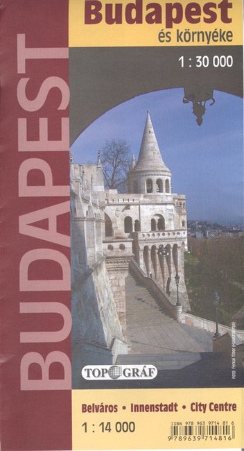 BUDAPEST ÉS KÖRNYÉKE 1:30 000