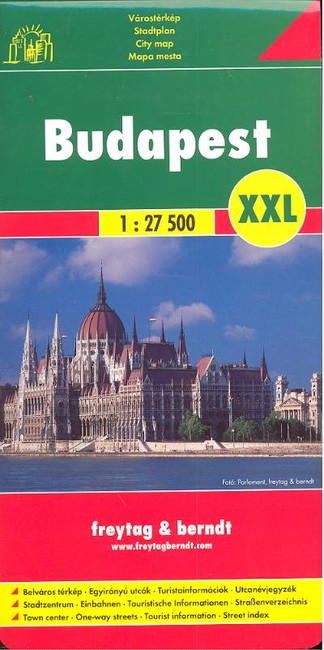 BUDAPEST VÁROSTÉRKÉP /1:27500