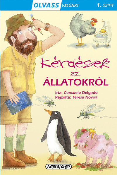 Kérdések az állatokról - Olvass velünk! (1. szint)