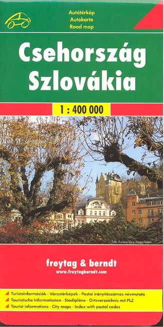 CSEHORSZÁG-SZLOVÁKIA AUTÓTÉRKÉP /1:400000