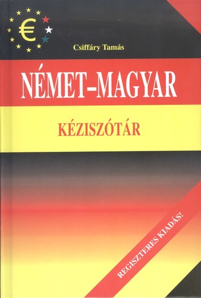 NÉMET-MAGYAR KÉZISZÓTÁR /REGISZTERES KIADÁS