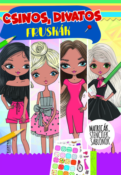 Csinos, divatos fruskák - Matricák, stencilek, sablonok