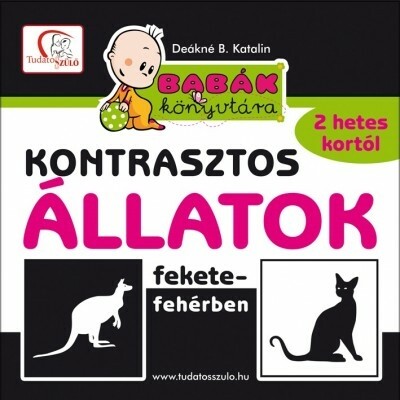 Kontrasztos állatok fekete-fehérben - Babák könyvtára (új kiadás)