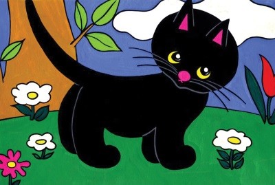 Cikicakk, a fekete cica /Diafilm