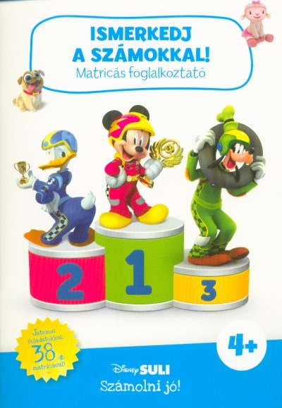 Ismerkedj a számokkal! - Matricás foglalkoztató /Disney Suli Számolni jó! sorozat