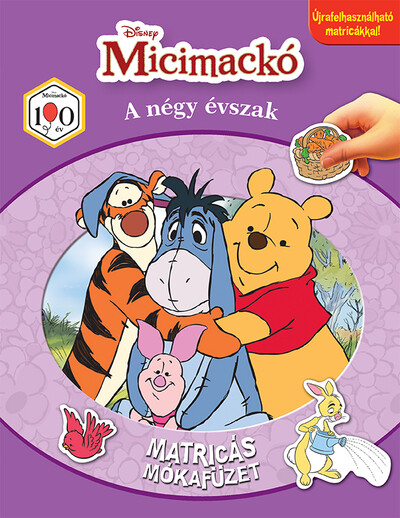 Matricás mókafüzet: Micimackó - A négy évszak