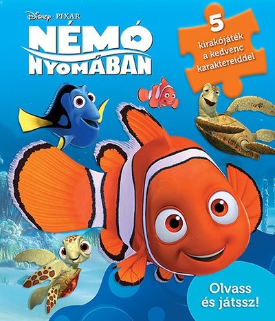 Némó nyomában - Olvass és játssz! /5 kirakójáték a kedvenc karaktereiddel