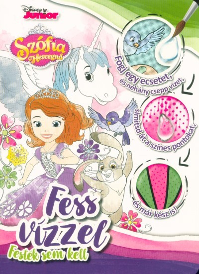 Szófia hercegnő: Fess vízzel! - Festék sem kell