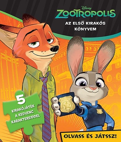 Zootropolis - Olvass és játssz! /5 kirakójáték a kedvenc karaktereiddel