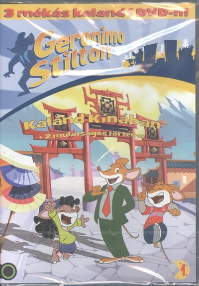 Geronimo Stilton 1. DVD /Kaland kínában + 2 mulatságos történet
