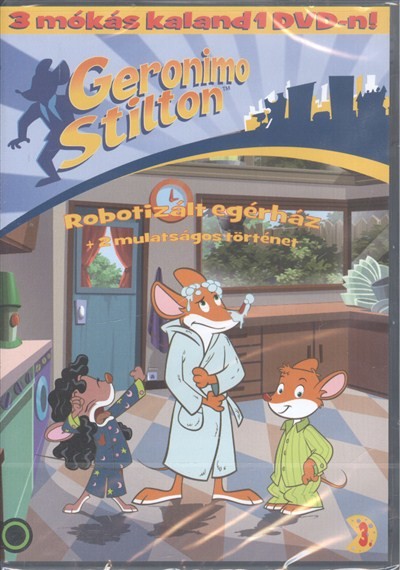  Geronimo Stilton 3. DVD /Robotizált egérház + 2 mulatságos történet 
