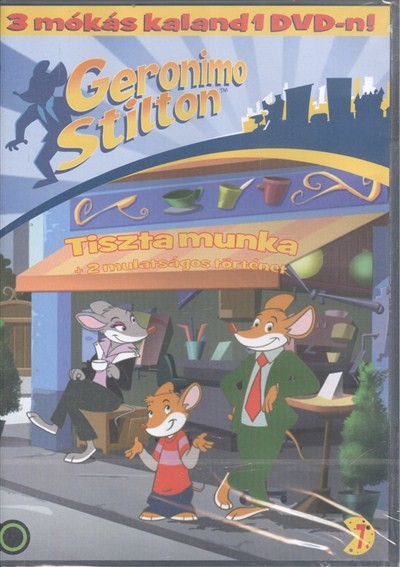  Geronimo Stilton 7. DVD /Tisztamunka + 2 mulatságos történet 