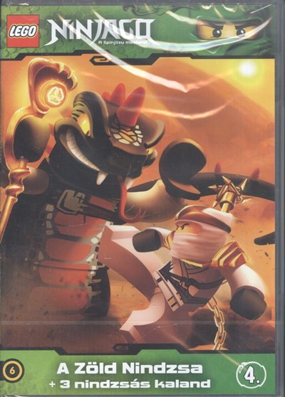 Lego Ninjago 4. DVD /A zöld nindzsa + 3 nindzsás kaland