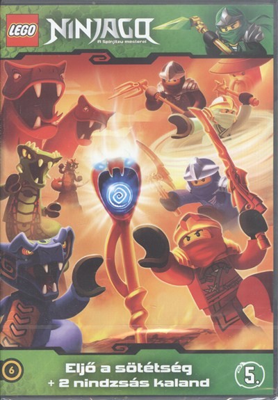 Lego Ninjago 5. DVD /Eljő a sötétség + 2 nindzsás kaland