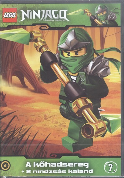 LEGO NINJAGO 7. DVD /A KŐHADSEREG + 2 NINDZSÁS KALAND