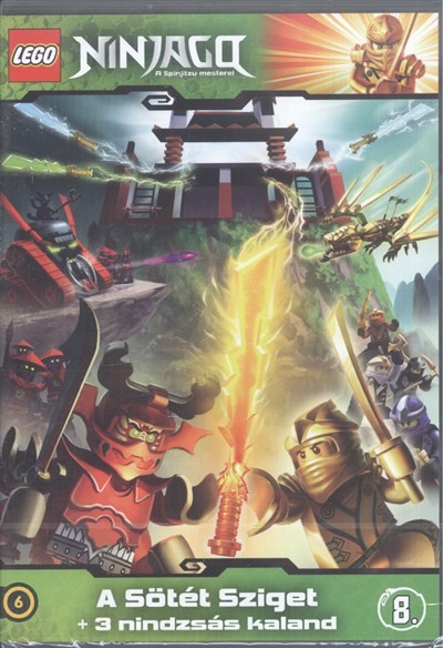 LEGO NINJAGO 8. DVD /A SÖTÉT SZIGET + 3 NINDZSÁS KALAND
