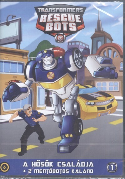 Transformers mentőbotok 1. DVD /A hősök családja + 2 mentőbotos kaland