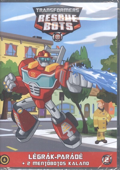 Transformers mentőbotok 2. DVD /Légrák-parádé + 2 mentőbotos kaland