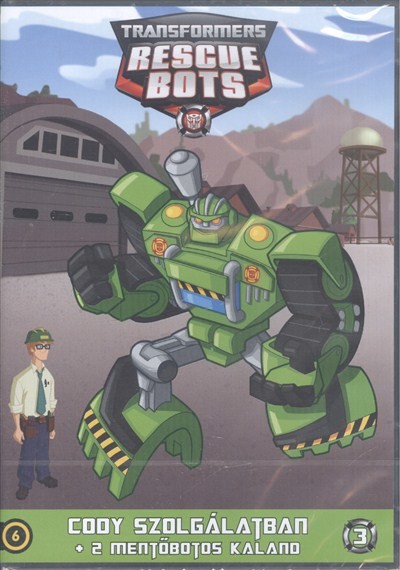 Transformers mentőbotok 3. DVD /Cody szolgálatában + 2 mentőbotos kaland