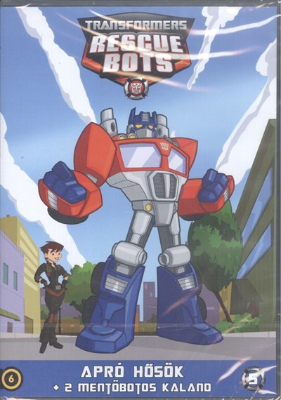 Transformers mentőbotok 5. DVD /Apró hősök + 2 mentőbotos kaland