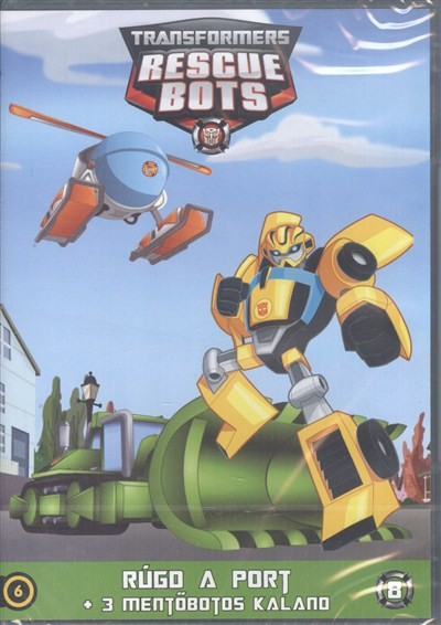 Transformers Mentőbotok 8. DVD /Rúgo a port + 3 mentőbotos kaland