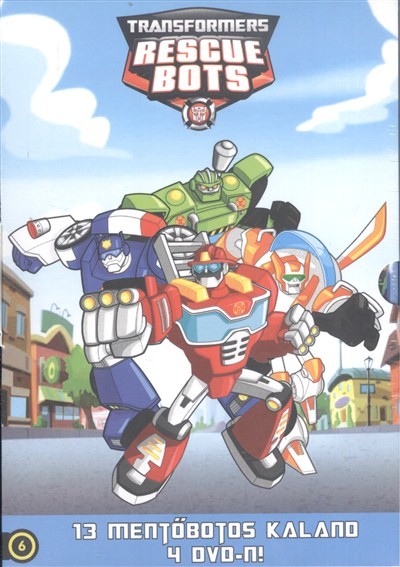 Transformers mentőbotok gyűjtődoboz 2. DVD /13 mentőbotos kaland 4 DVD-n! (5-8.)