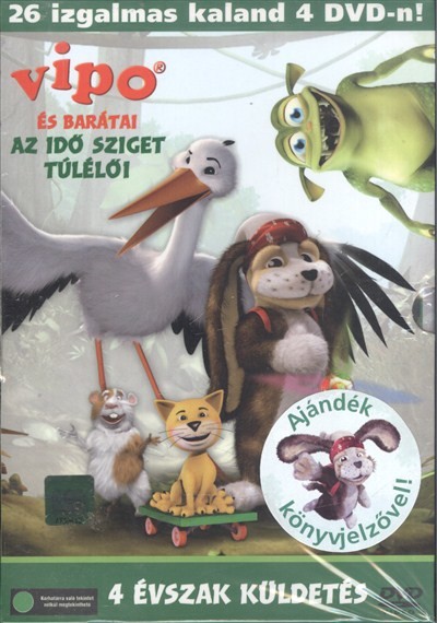 Vipo és barátai az idő sziget túlélői, gyűjtődoboz DVD /4 évszak küldetés (1-4.)