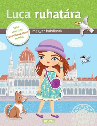 Luca ruhatára magyar babáknak - Több mint 300 újrafelhasználható matrica - minimiki