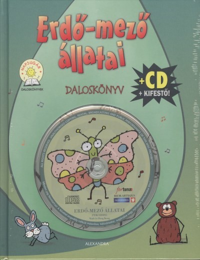 ERDŐ-MEZŐ ÁLLATAI /DALOSKÖNYV + CD + KIFESTŐ!