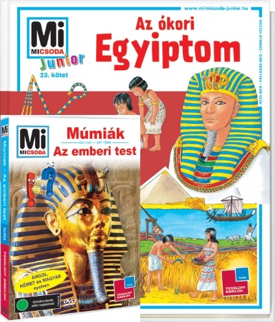 JUNIOR ÓKORI EGYIPTOM KÖNYV + MÚMIÁK - EMBERI TEST DVD