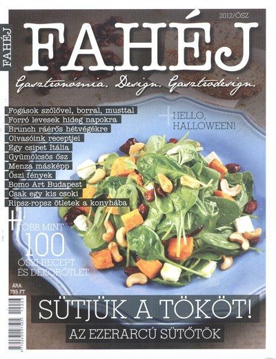 FAHÉJ - GASZTRONÓMIA, DESIGN, GASZTRODESGIN /2012 ŐSZ