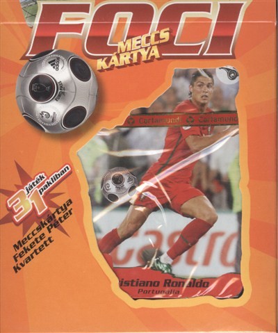 FOCI MECCS KÁRTYA - 3 JÁTÉK 1 PAKLIBAN /MECCSKÁRTYA, FEKETE PÉTER, KVARTETT