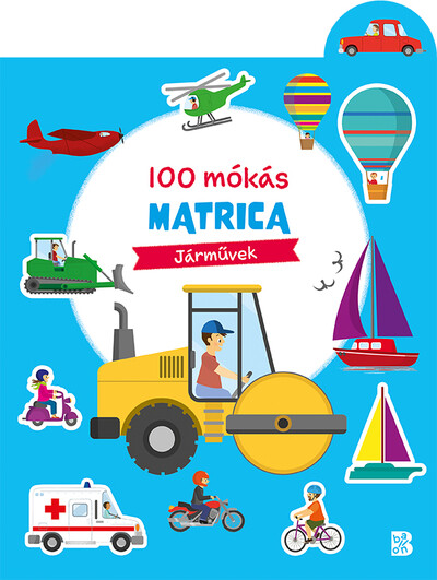 100 mókás matrica - Járművek